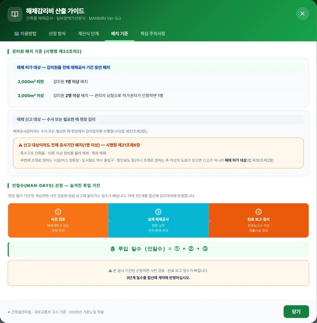 배치 기준